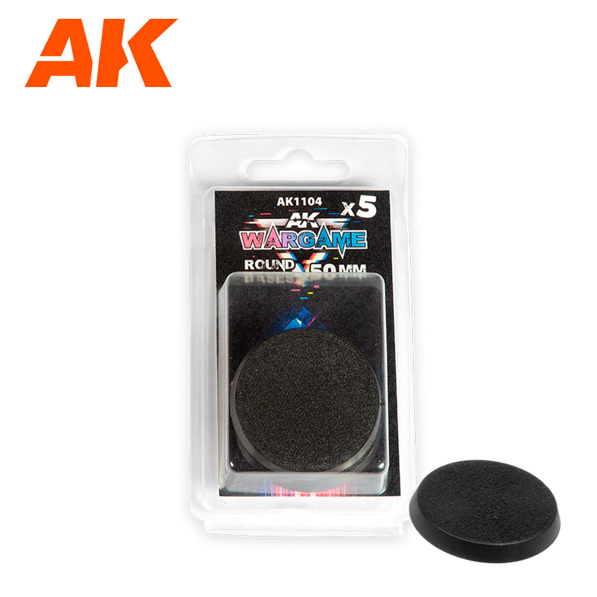 ROUND BASE 50MM X5 UNITS