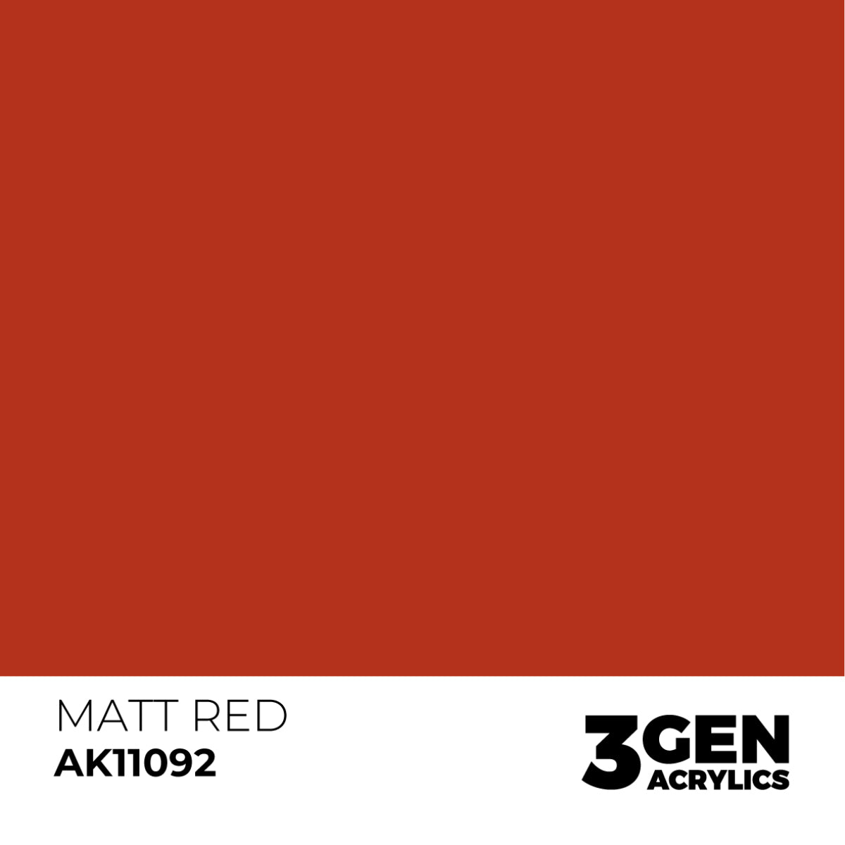 AK 3rd Gen Matt Red 17ml