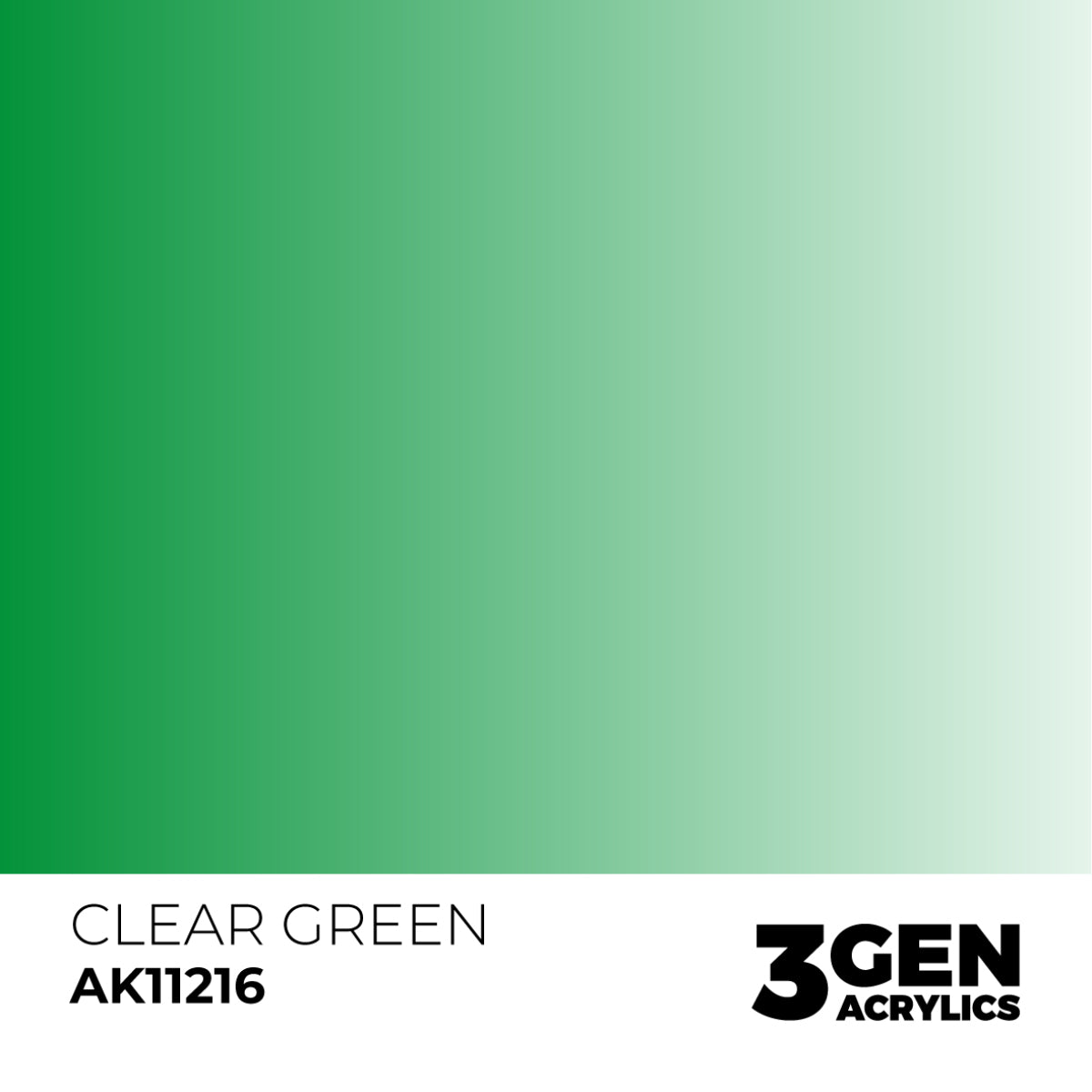 AK 3rd Gen Clear Green 17ml