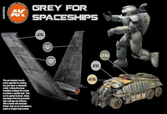 AK GREY FOR SPACESHIPS SET