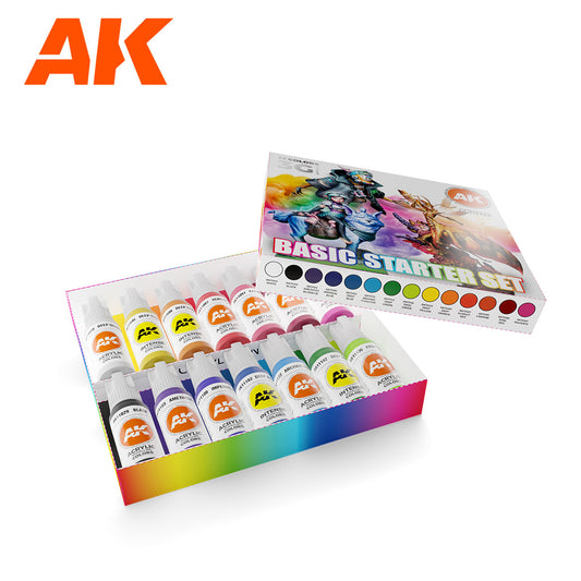 AK BASIC STARTER SET – 14 COLORS SELECTED BY JOSEDAVINCI
