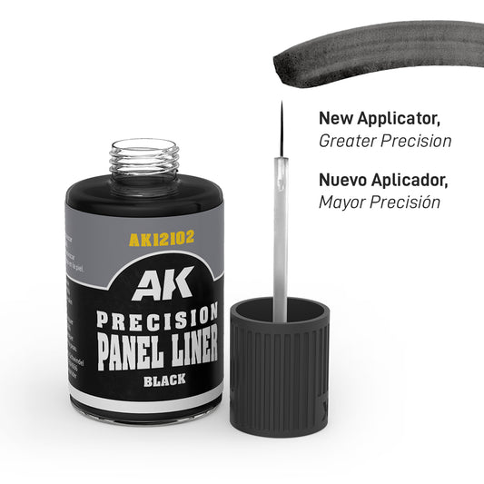 AK BLACK PRECISION PANEL LINER 30ml