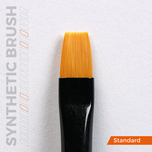 AK SYNTHETIC BRUSH - FLAT 4