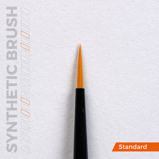 AK SYNTHETIC BRUSH - ROUND 0