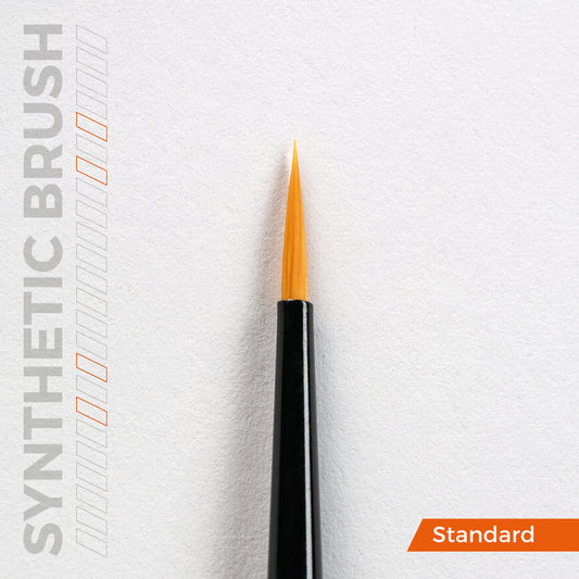 AK SYNTHETIC BRUSH - ROUND 1