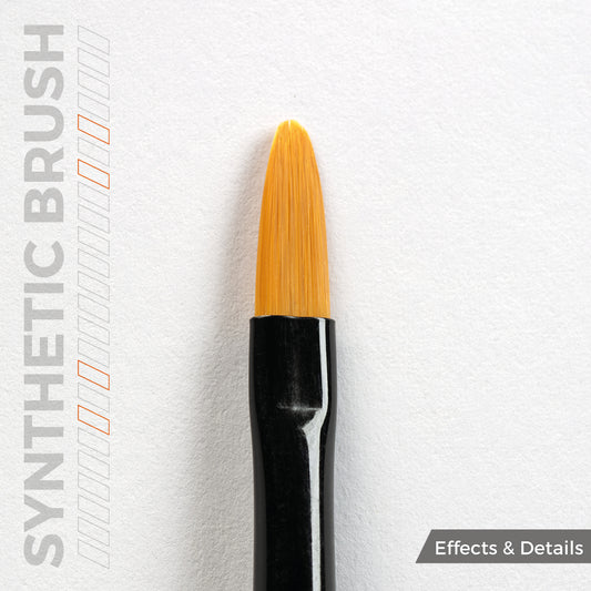 AK SYNTHETIC BRUSH - FILBERT 2