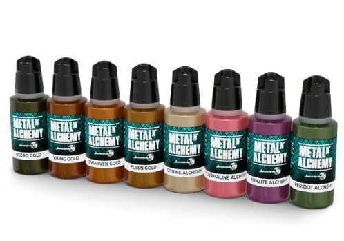 Scale 75 METAL'N ALCHEMY GOLDEN Paint Set