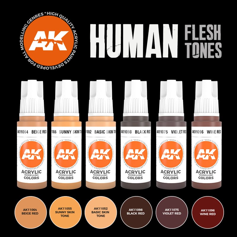 AK HUMAN FLESH TONES