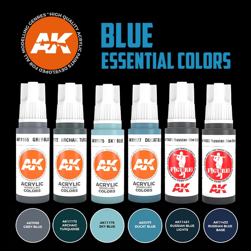 AK BLUE ESSENTIAL COLORS 3GEN SET