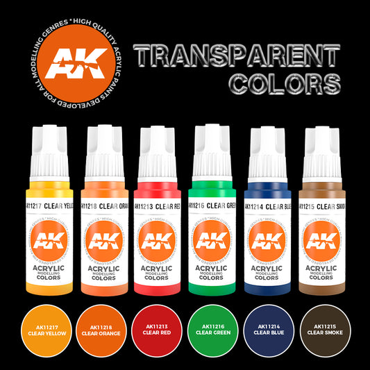 AK TRANSPARENT COLORS SET 3G