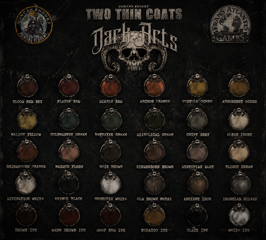 Two Thin Coats Paints - Dark Arts - Grimdark Paint Set (30x15mL)