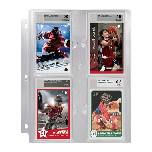 Ultra Pro | 4-Pocket Page | for Graded Beckett Slabs