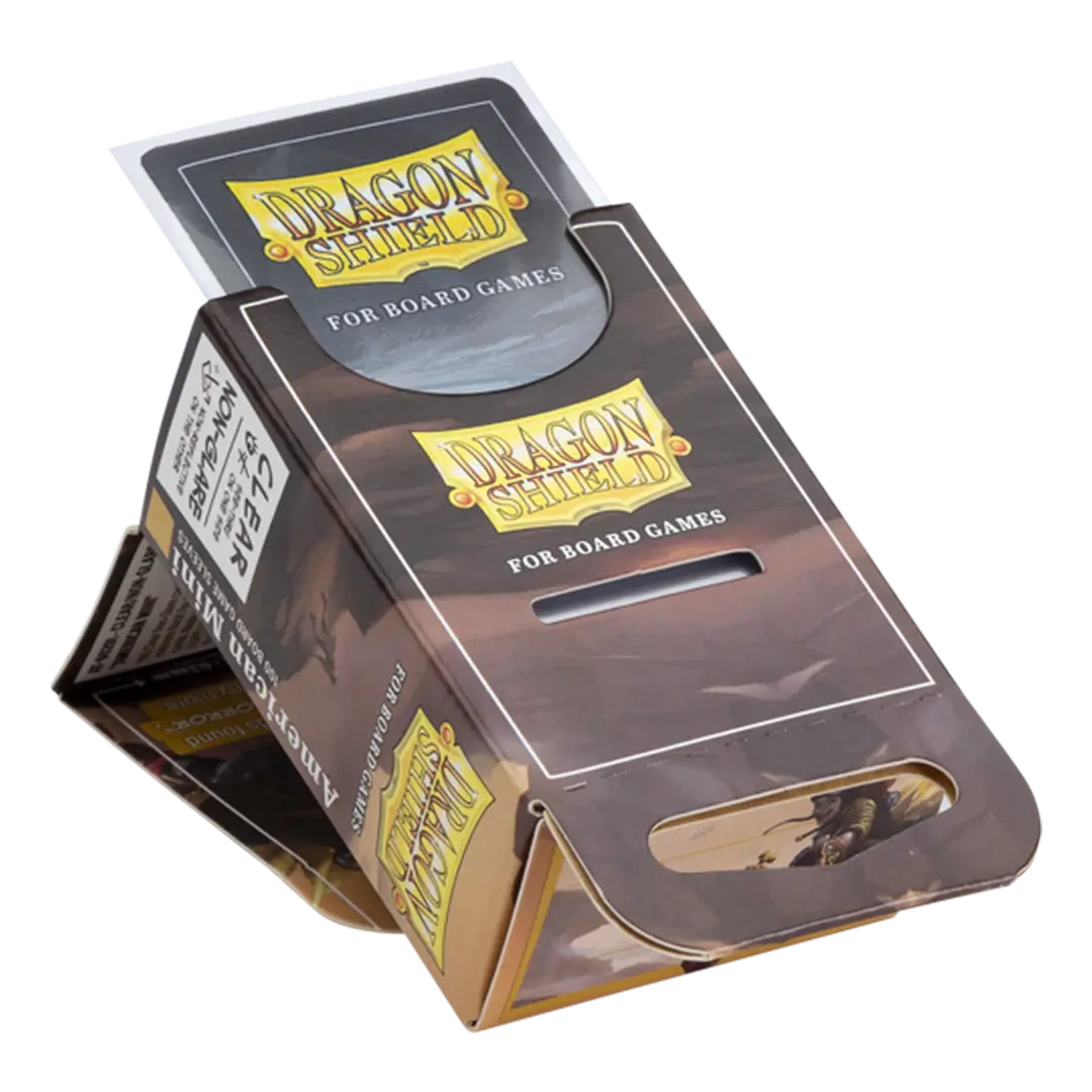 Dragon Shield: American Mini - Clear/Non-Glare - Board Game Sleeves