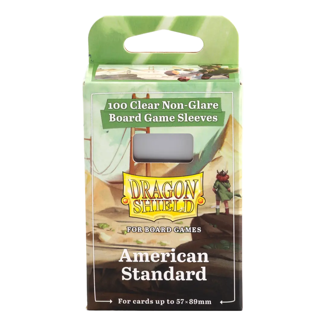 Dragon Shield: American Standard - Clear/Non-Glare - Board Game Sleeves