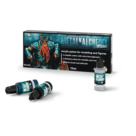 Scale 75 METAL'N ALCHEMY STEEL Paint Set