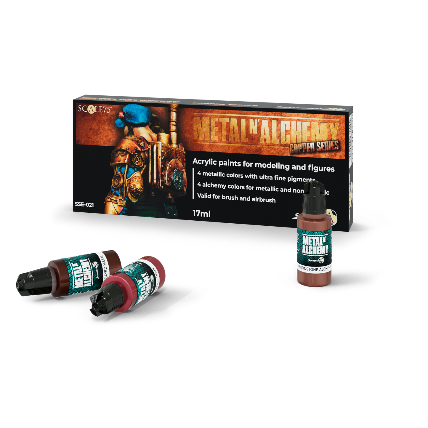 Scale 75 METAL'N ALCHEMY COPPER Paint Set