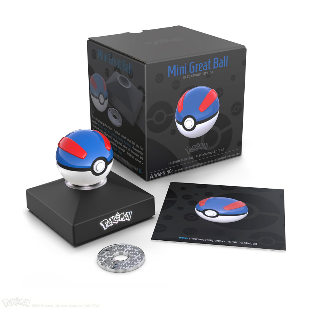 The Wand Company | Pok�mon - Mini Great Ball | Replica