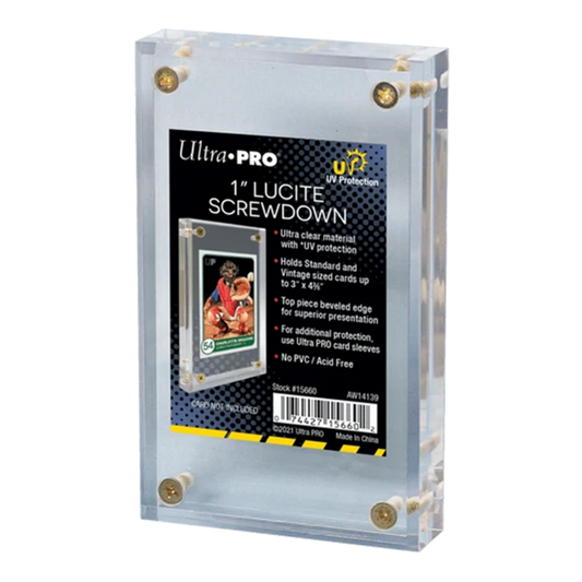 Ultra Pro | Lucite UV 1" Screwdown | Card Holder