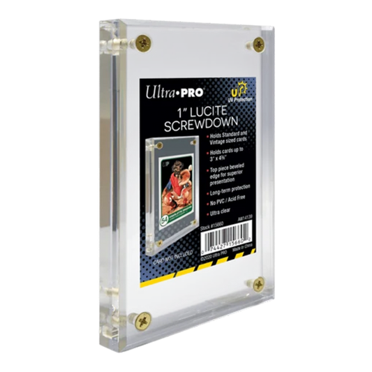 Ultra Pro | Lucite UV 1" Screwdown | Card Holder