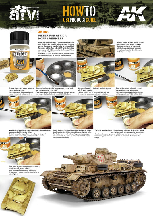 Light Brown for Desert yellow (Afrika Korps Filter)