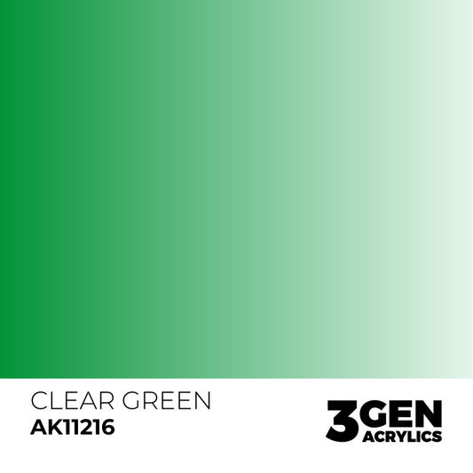 AK 3rd Gen Clear Green 17ml