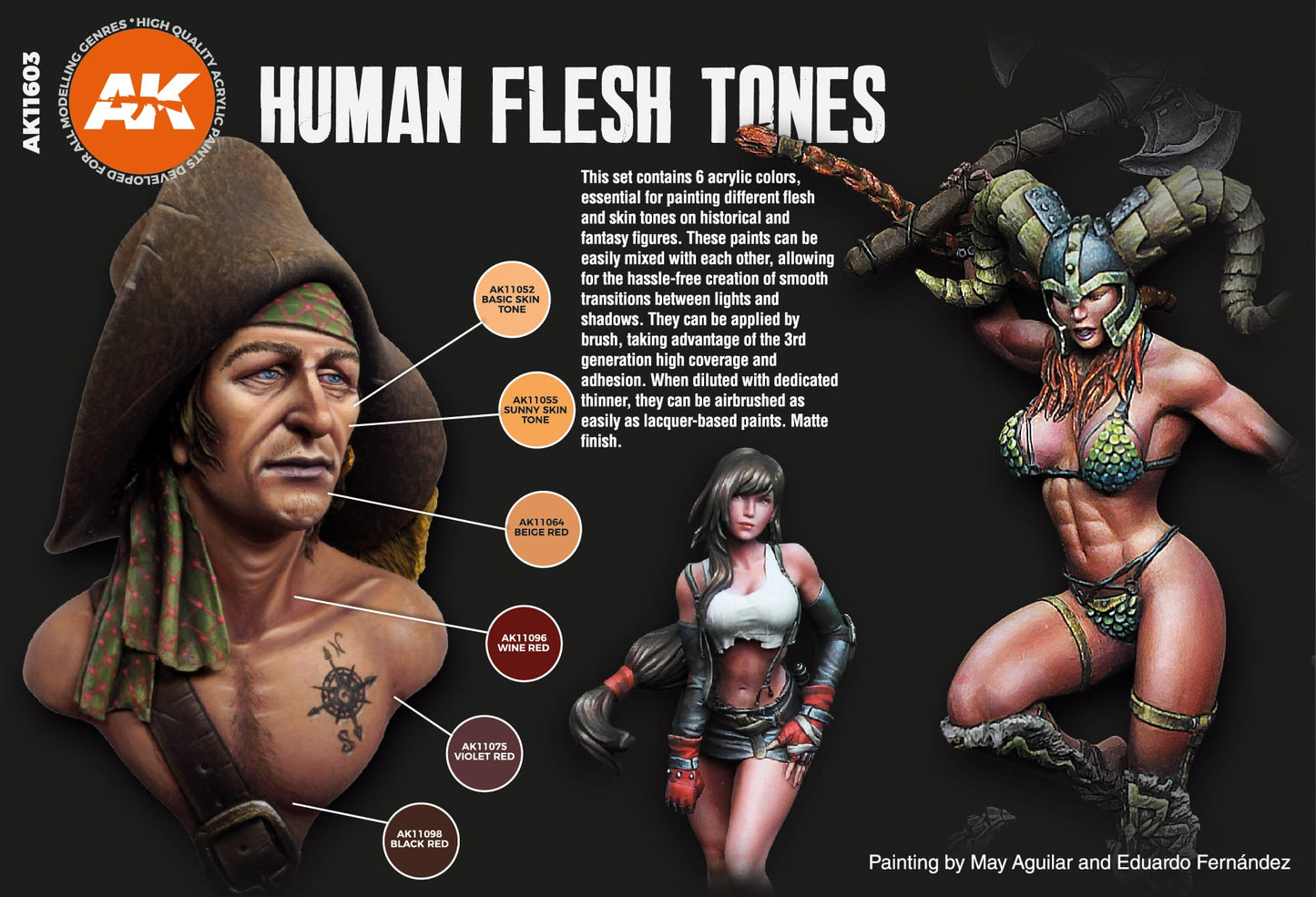 AK HUMAN FLESH TONES