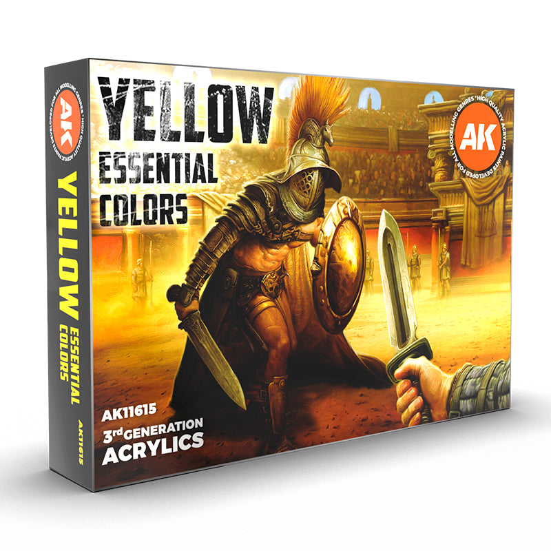 AK YELLOW ESSENTIAL COLORS 3GEN SET