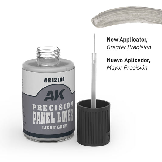 AK LIGHT GREY PRECISION PANEL LINER 30ml