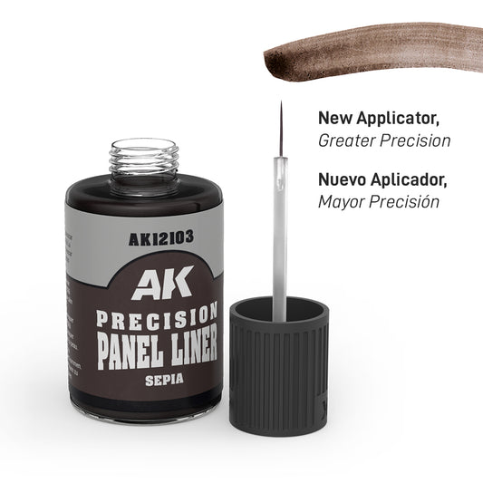 AK SEPIA PRECISION PANEL LINER 30ml
