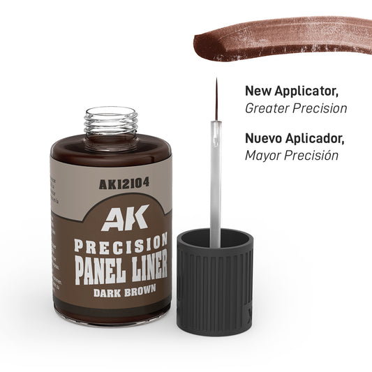 AK DARK BROWN PRECISION PANEL LINER 30ml