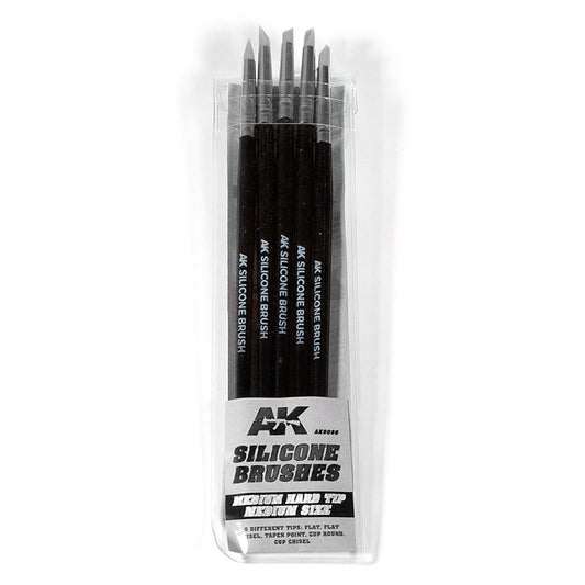 SILICONE BRUSHES MEDIUM MEDIUM TIP (5 SILICONE PENCILS)