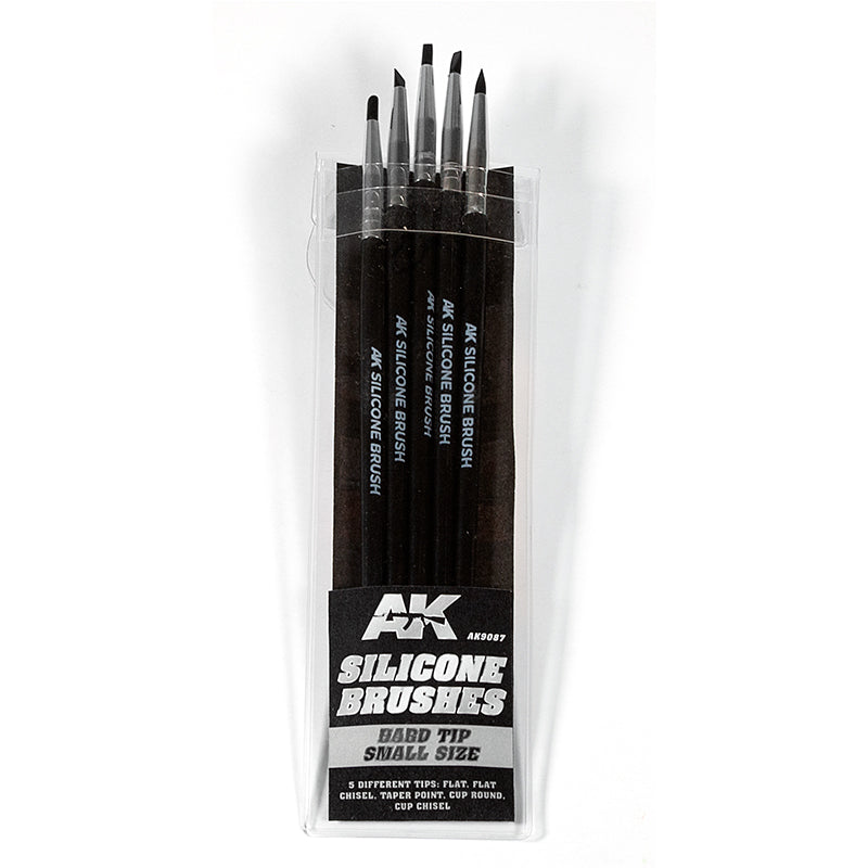 SILICONE BRUSHES SMALL HARD TIP (5 SILICONE PENCILS)