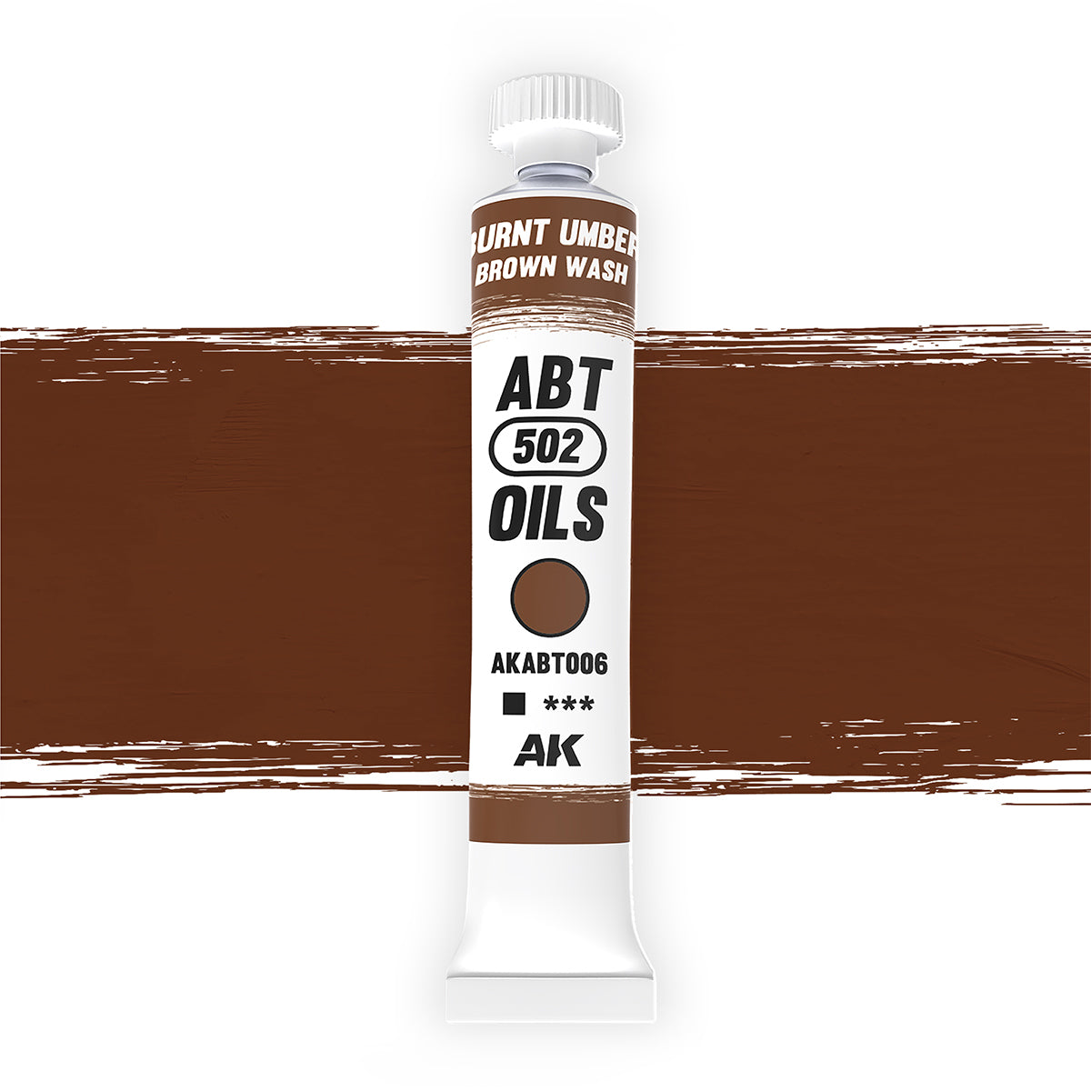 Abteilung 502 Oil Paint Burnt Umber / Brown wash