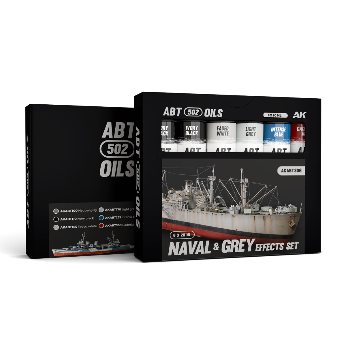 AK NAVAL & GREY EFFECTS SET - ABT 502 OILS