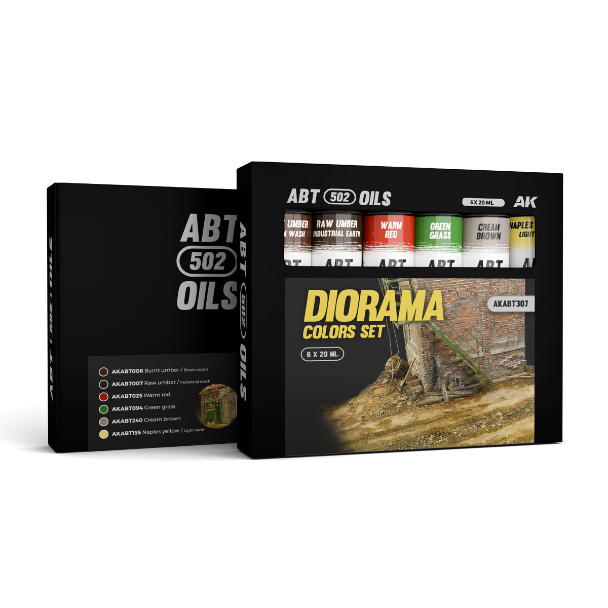 AK DIORAMA COLORS SET - ABT 502 OILS