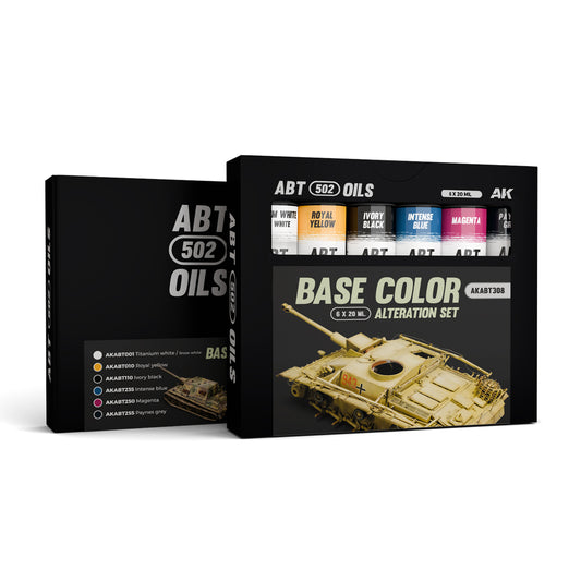 AK BASE COLOR ALTERATION SET - ABT 502 OILS