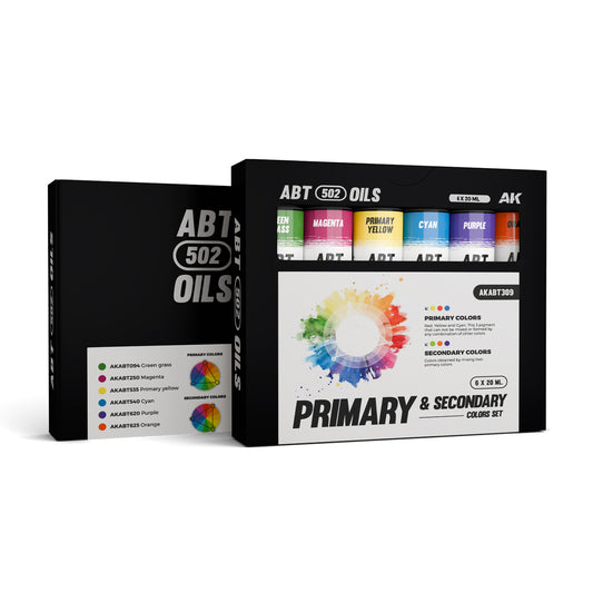 AK PRIMARY & SECONDARY COLORS SET - ABT 502 OILS