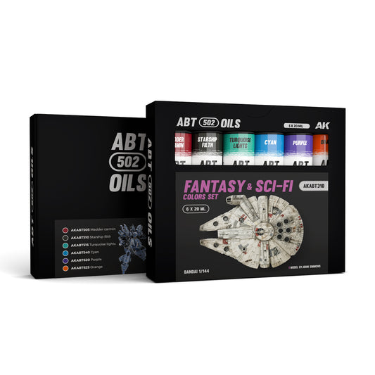 AK FANTASY & SCI-FI COLORS SET - ABT 502 OILS
