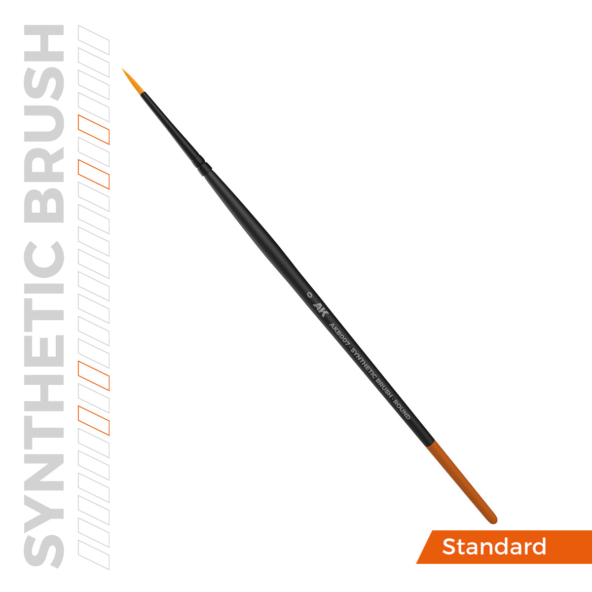 AK SYNTHETIC BRUSH - ROUND 0