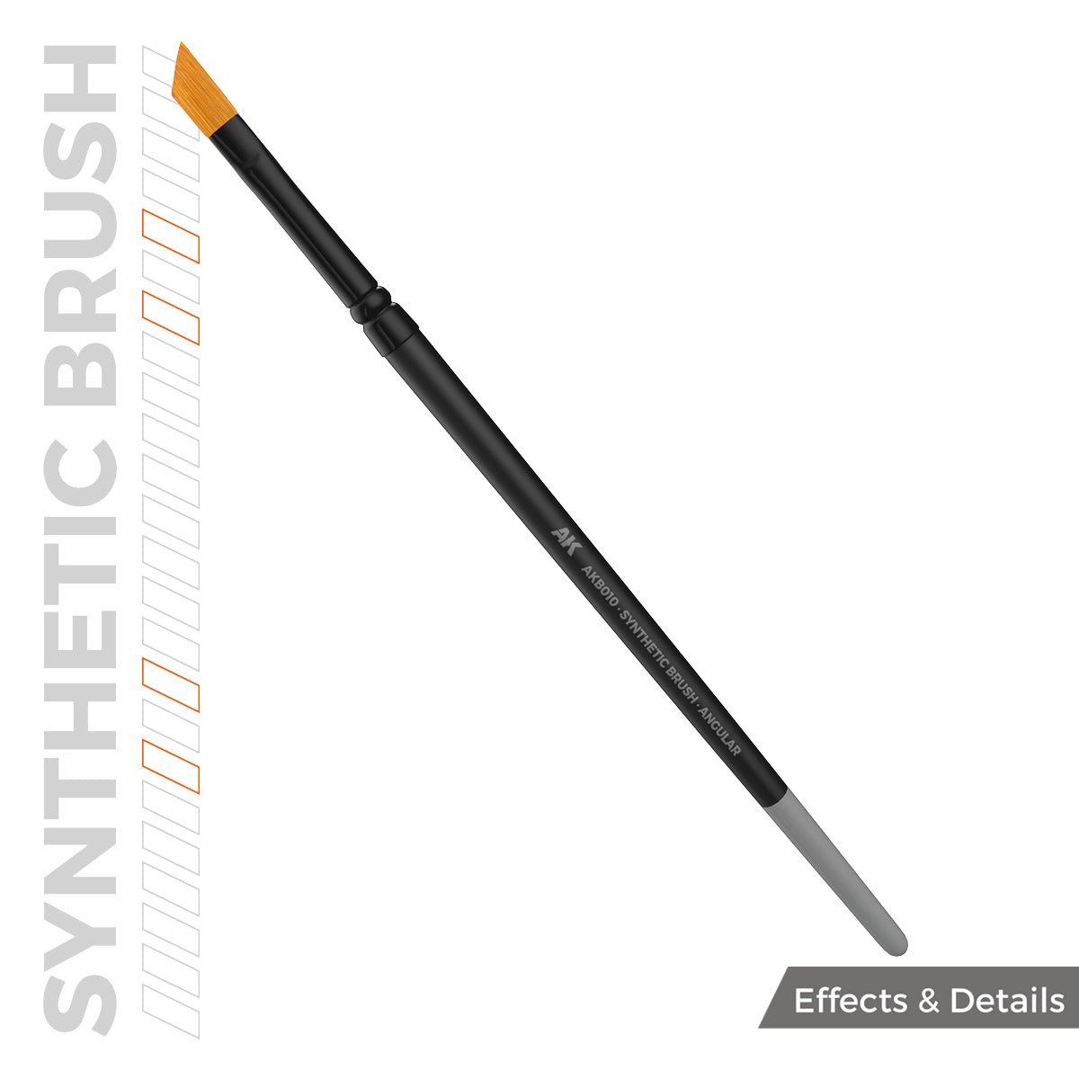 AK SYNTHETIC BRUSH - ANGULAR