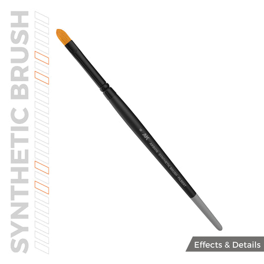 AK SYNTHETIC BRUSH - FILBERT 6