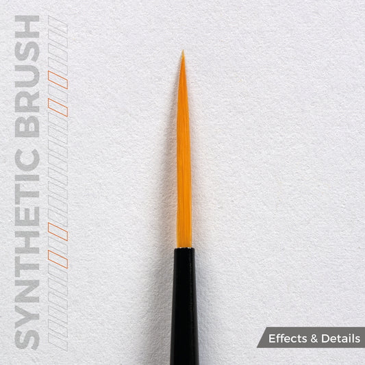 AK SYNTHETIC BRUSH - LINER 17mm