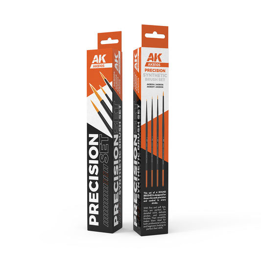 AK PRECISION BRUSHES SET (4 brushes)