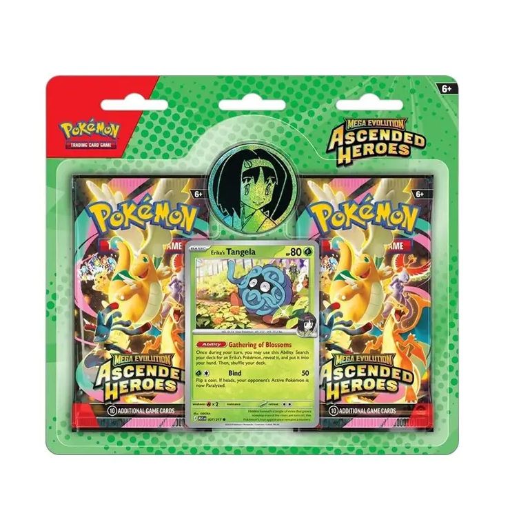 Ascended Heroes 2 Pack Blister Erika’s Tangela