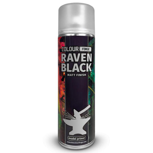 Colour Forge Spray: Raven Black (500ml)