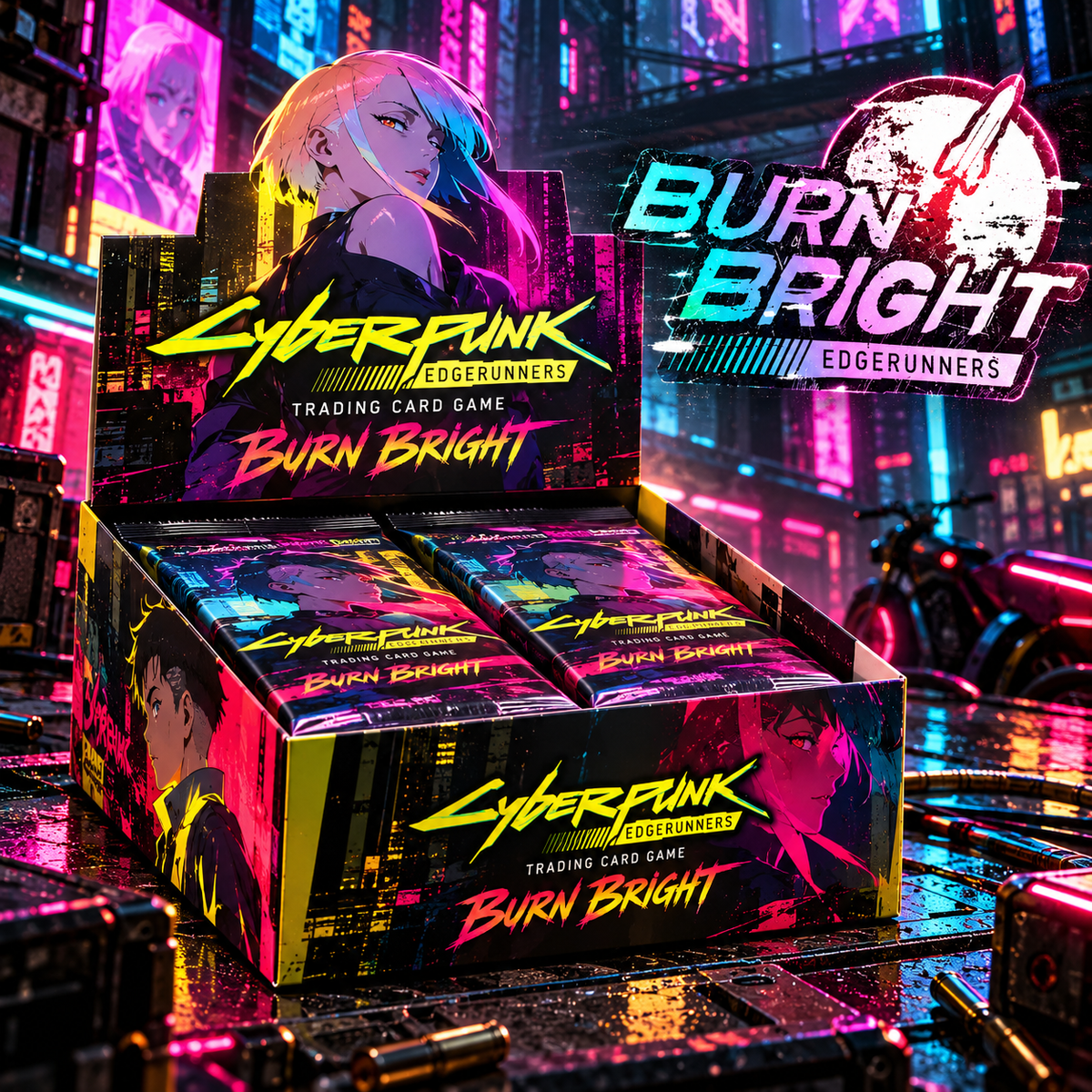 Cyberpunk TCG | Edgerunners: Burn Bright | 24pc Booster Display (EN)