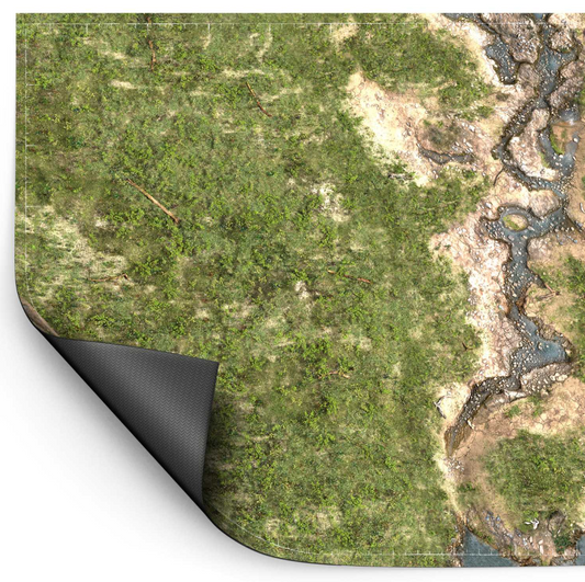 Duskriver Meadows Game Mat for Warhammer: Neoprene Mat 44x60" 112 × 152 cm