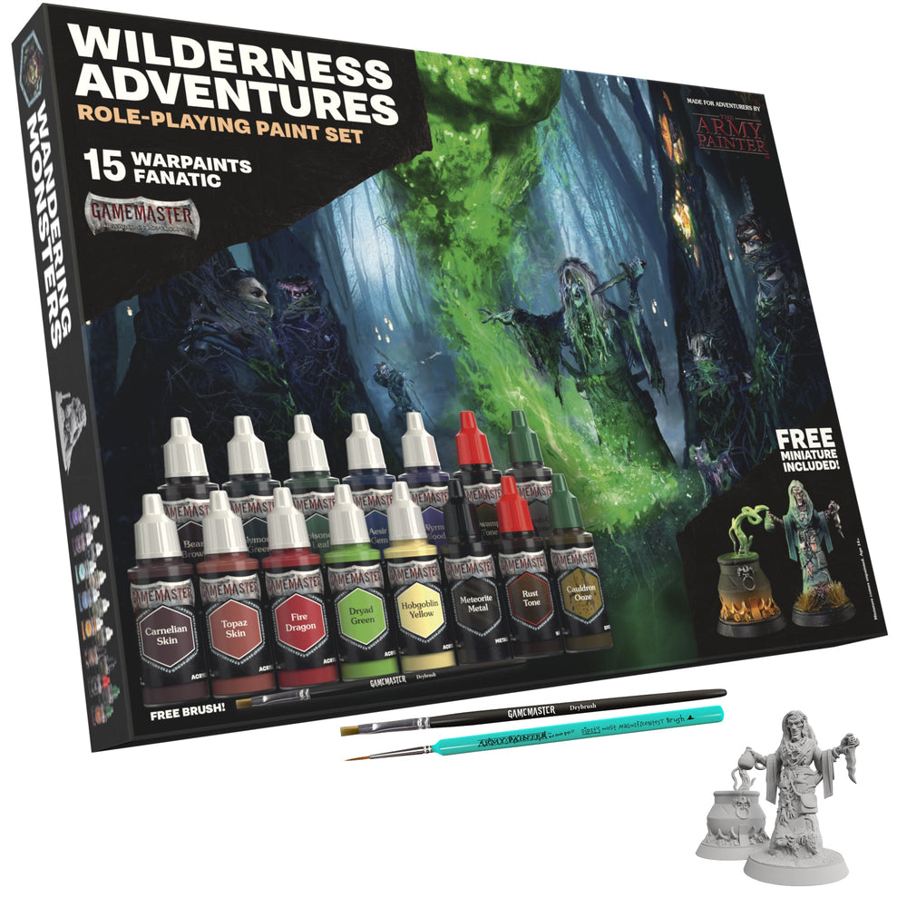 The Army Painter GameMaster: Wilderness Adventure Role-playing Paint Set Combo