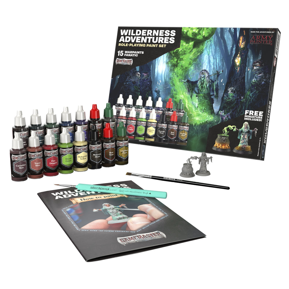 The Army Painter GameMaster: Wilderness Adventure Role-playing Paint Set Combo