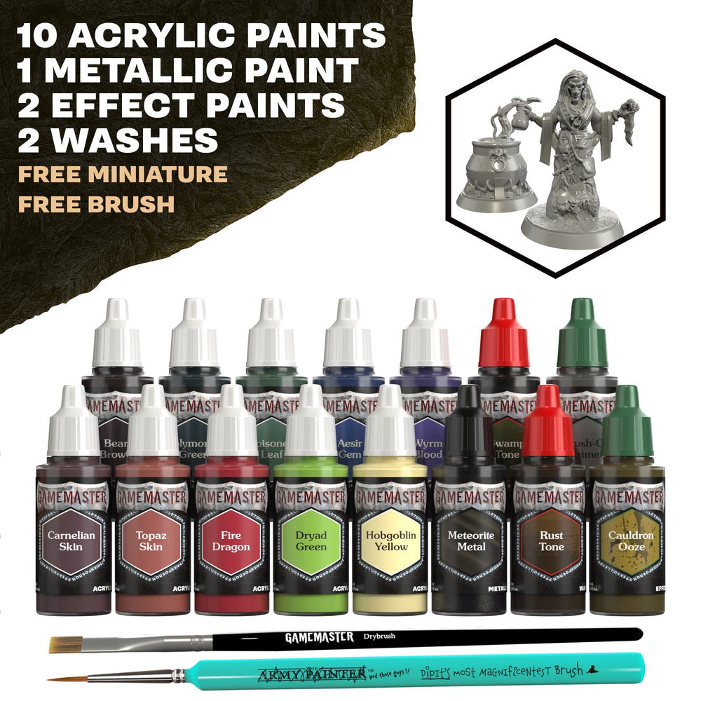 The Army Painter GameMaster: Wilderness Adventure Role-playing Paint Set Combo